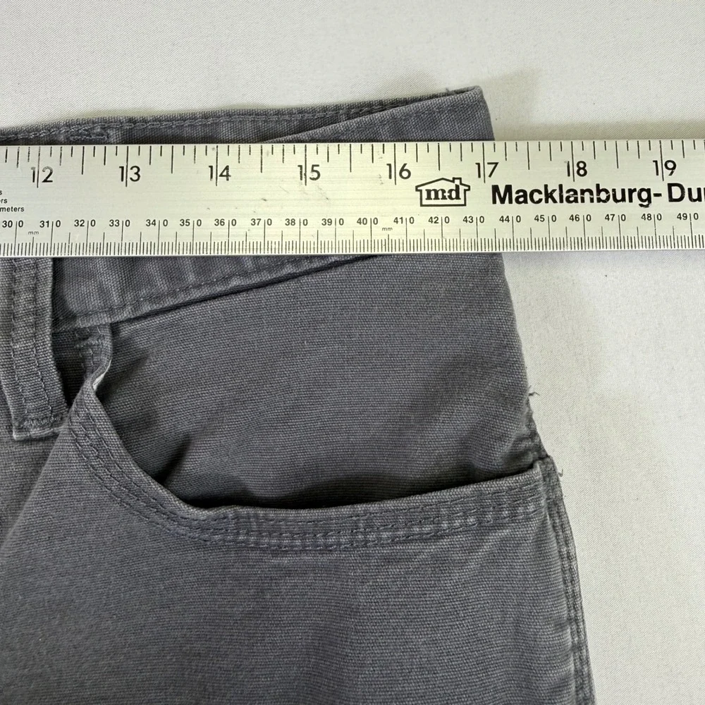 Ariat Rebar M4 Work Pants Mens 34x32 Grey Durastretch Relaxed Straight *Stains